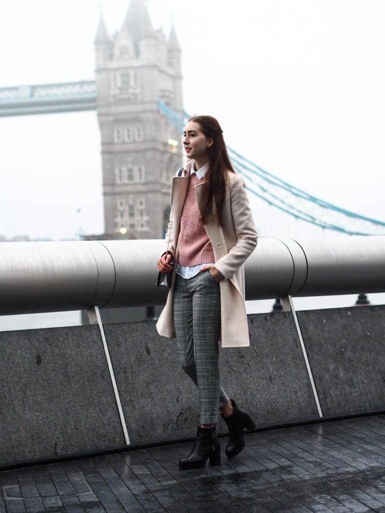 girl at one of the fashion capitals, London