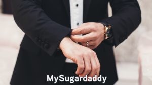 man wearing wedding ring representing a common type of sugar daddy
