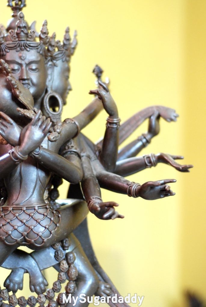 statue depicting tantra rituals