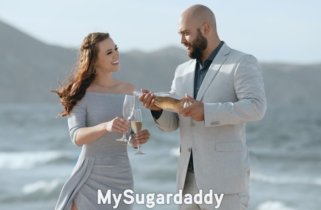etiquette rule for sugar babies being followed: sb well dressed for a beach wedding